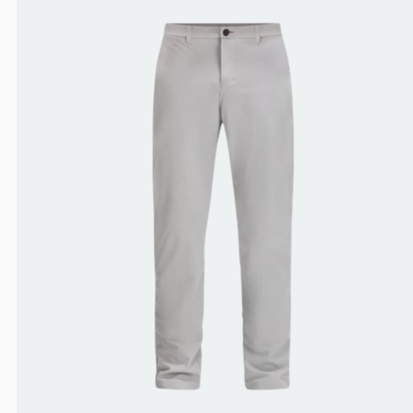 Men’s Lululemon ABC Classic Fit Trouser Warpstreme  Color Silver Drop Sz 34L - Picture 1 of 7